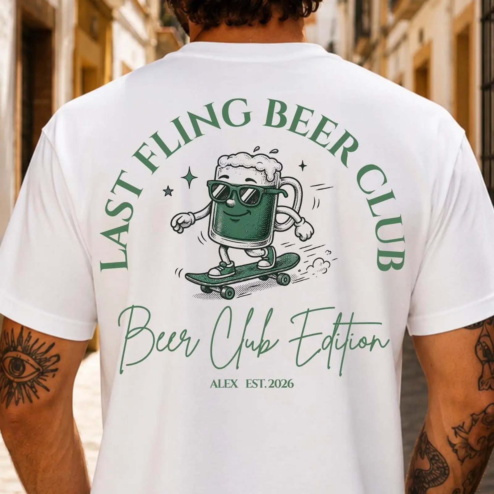Men'S Grooming Club - Футболка Last Fling Beer Club для