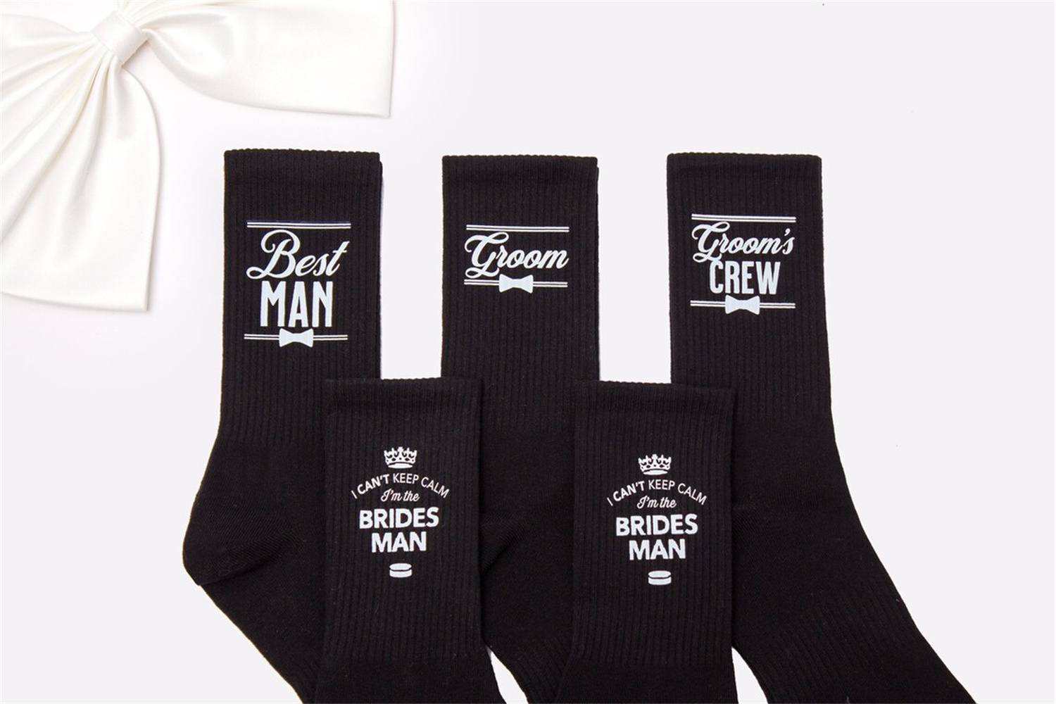 Men'S Grooming Wedding Day - Носки для жениха, подарки для шафера,
