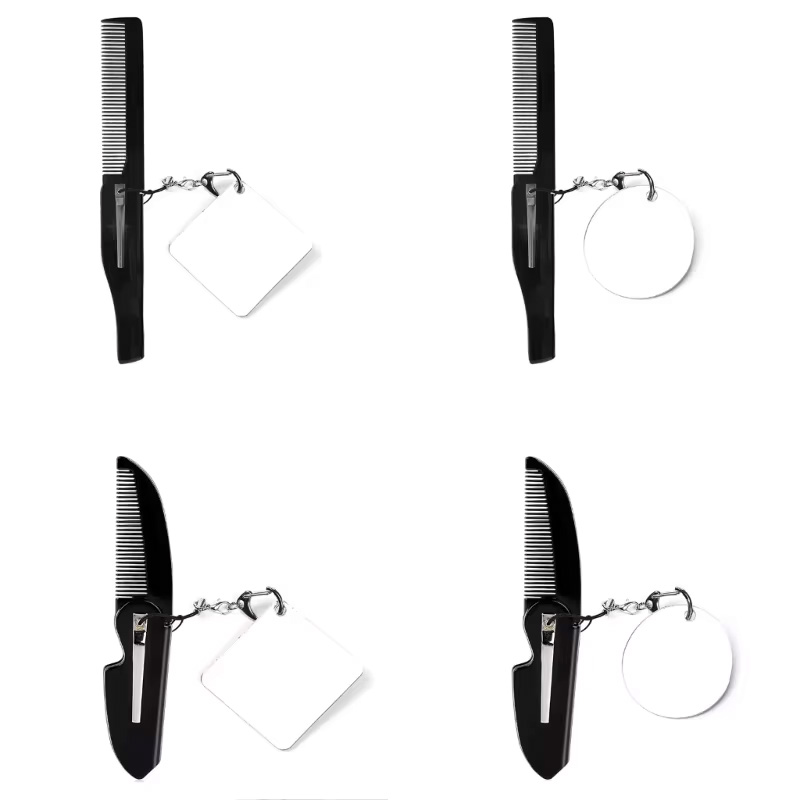 Men'S Grooming Tool - Портативная складная расческа для бороды для