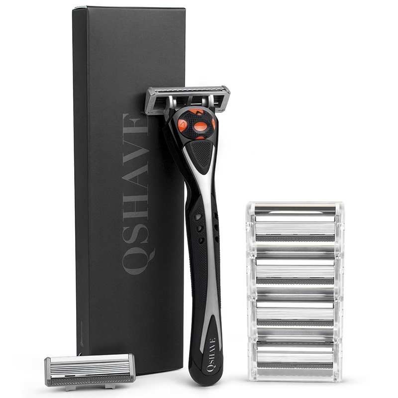 Straight Razor Safety - QSHAVE Black Spider Man Ручная отличная