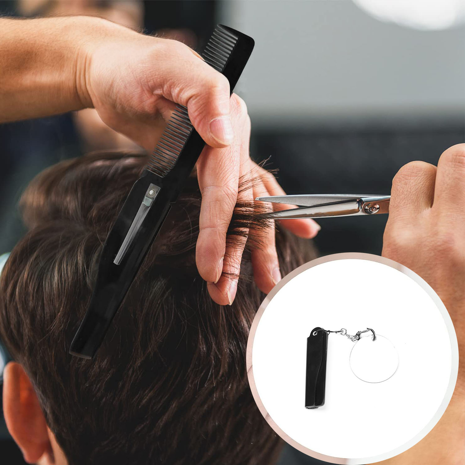 Портативная складная расческа  – обзор и цена Men'S Grooming Tool