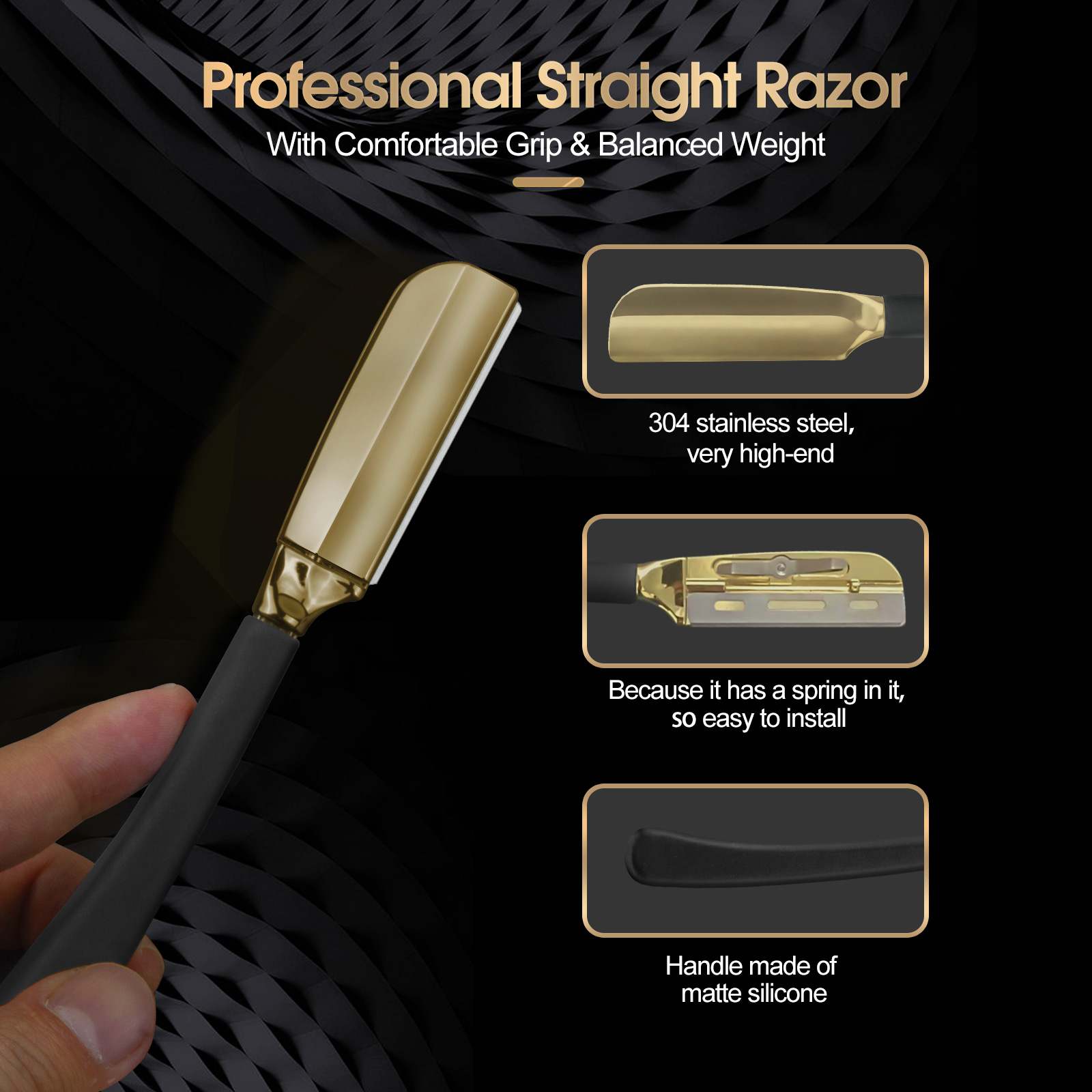 1 шт. Профессиональная бритва  – обзор и цена Straight Razor Safety