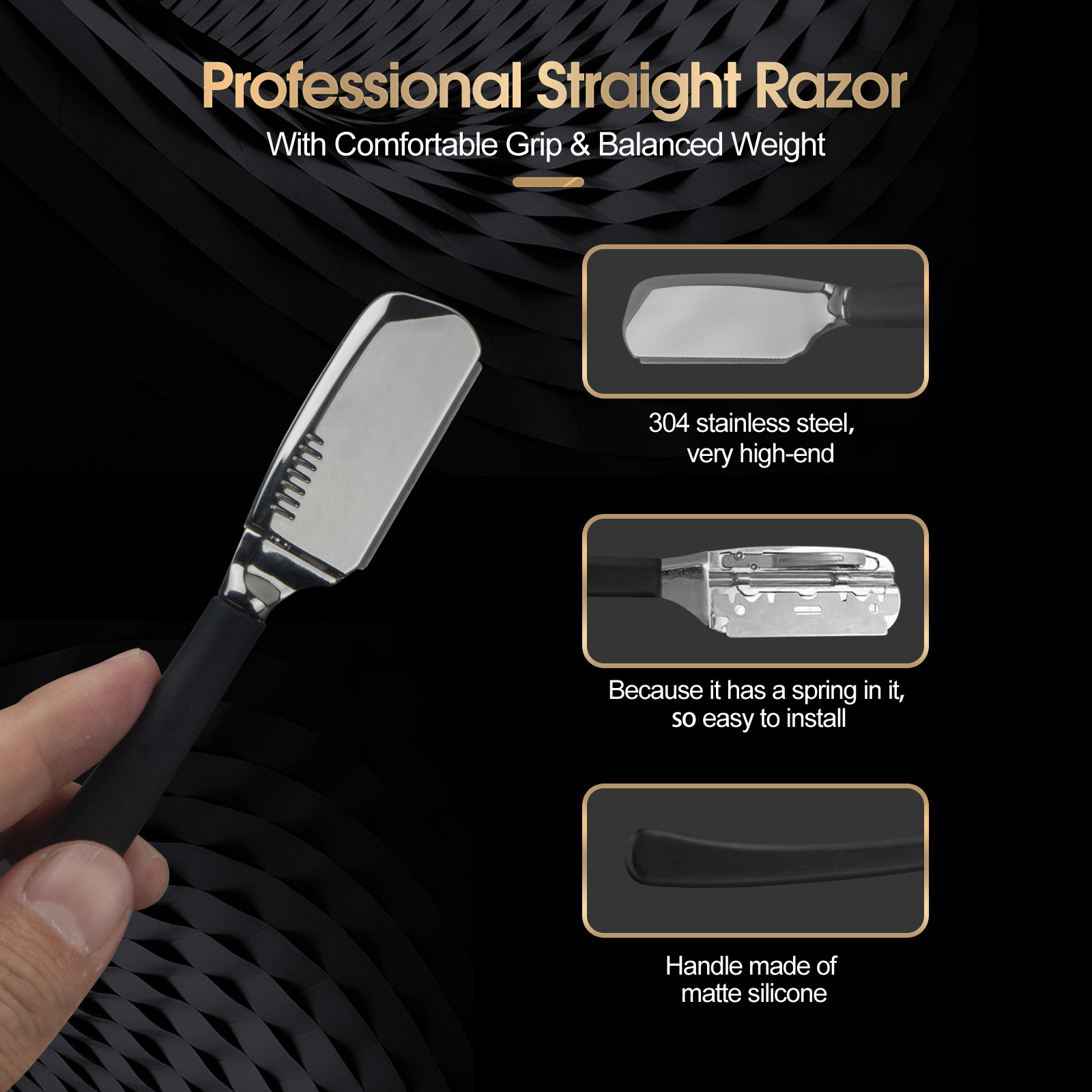 1 шт. Профессиональная бритва  – обзор и цена Straight Razor Safety