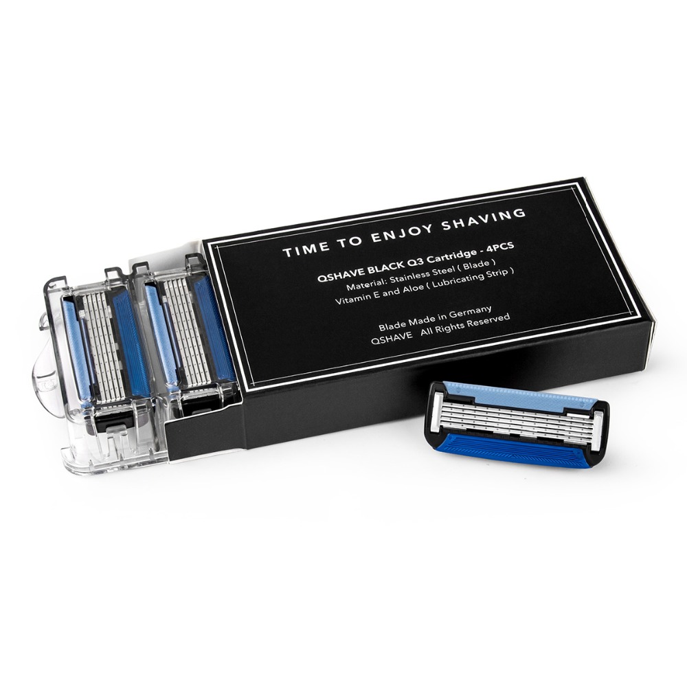 Бритва Qshave Black Spider Man – обзор и цена Straight Razor Safety